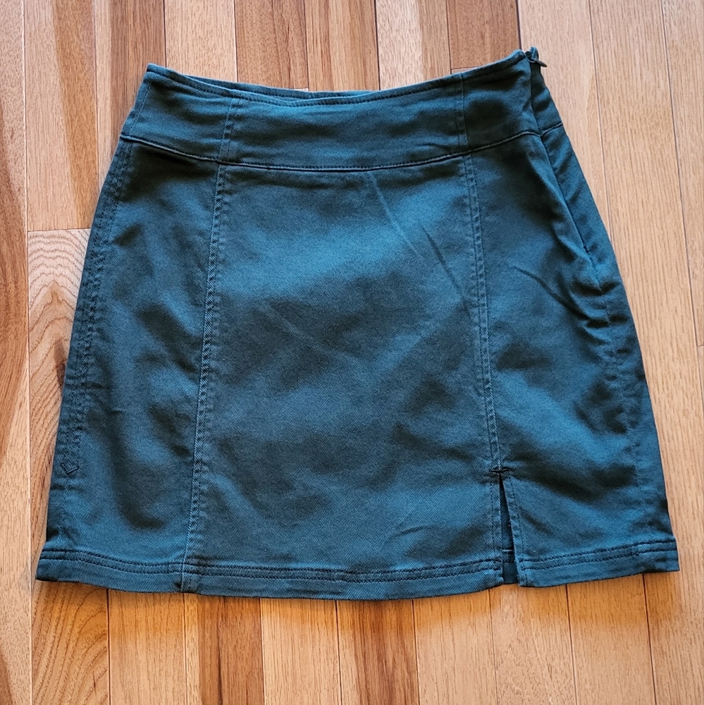 Pink Lily: Jean Mini Skirt